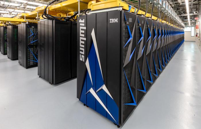The Summit supercomputing center at Oak Ridge National Laboratory. Credit: Oak Ridge National Laboratory.