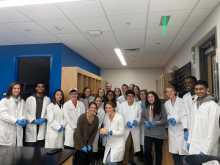 Georgia Tech's Neuroscience Club in Adam Decker's anatomy class. (photo taken pre-Covid) Georgia Tech's Neuroscience Club in Adam Decker's anatomy class. (photo taken pre-Covid)