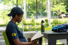 Student reading Student reading